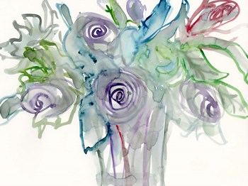 Floral Accent II by Sam Dixon art print