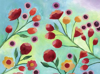 Jambalaya Floral III by Regina Moore art print