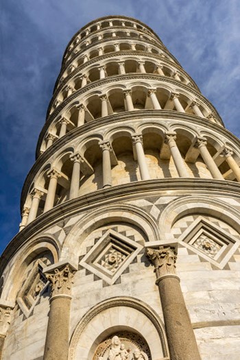 Low-Angle View Of Leaning Tower Of Pisa, Tuscany, Italy by William Perry / Danita Delimont art print