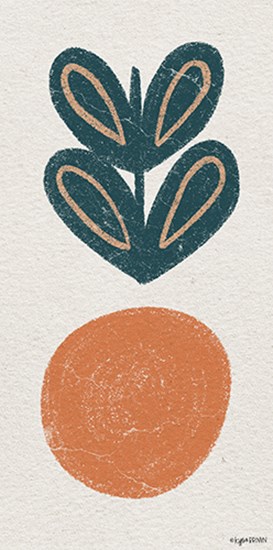 Retro Orange by Kyra Brown art print