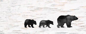 Bear Family by Kyra Brown art print