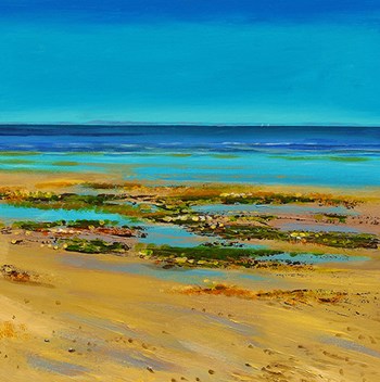 Coastal Colour Strip III by Sandra Francis art print