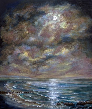 Moody Moon Light I by Sandra Francis art print