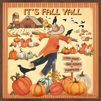 It&#39;s Fall Y&#39;all by Anita Phillips art print
