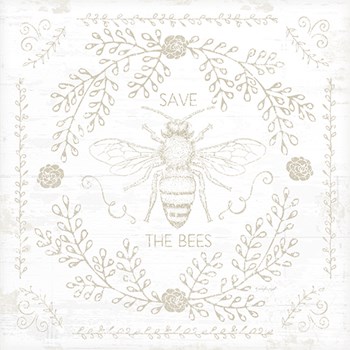 Save the Bees II by Jennifer Pugh art print