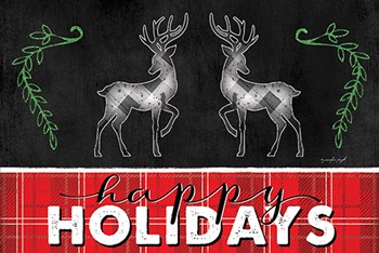 Happy Holidays by Jennifer Pugh art print
