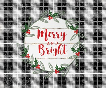 Merry and Bright by Jennifer Pugh art print