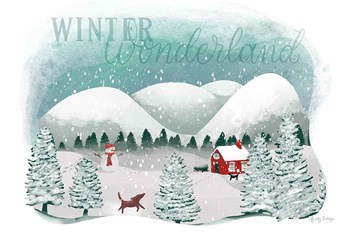 Winter Wonderland I by Becky Thorns art print