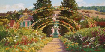 Monet&#39;s Grand Entrance by Erin Dertner art print