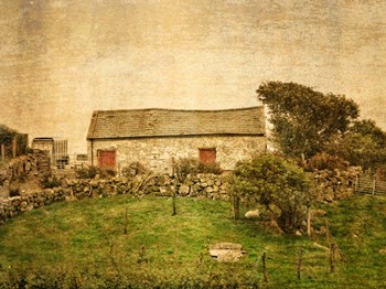 Irish Cottage by Graffitee Studios art print