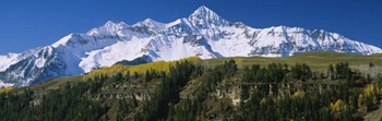 Low Angle View Of Snowcapped Mountains, Rocky Mountains, Colorado by Panoramic Images art print