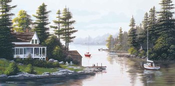 Cottage Country by Bill Saunders art print