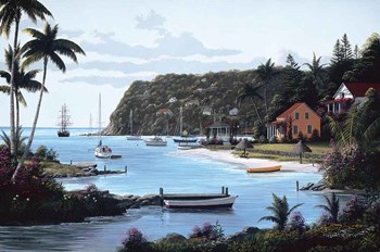 Island Paradise by Bill Saunders art print
