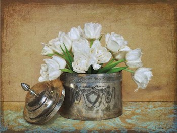 Vintage Tulips II by Cristin Atria art print