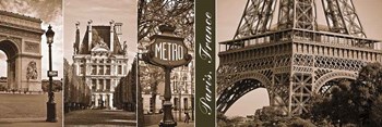 A Glimpse of Paris by Jeff Maihara art print