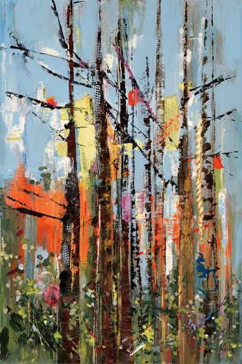 Eclectic Forest by Rebecca Meyers art print