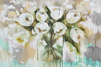 Pure Blanc Tulipa by Amanda J. Brooks art print