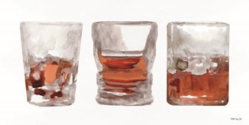 Bourbon Glasses 1 by Stellar Design Studio art print