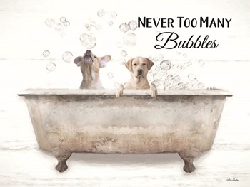 Never Too Many Bubbles by Lori Deiter art print