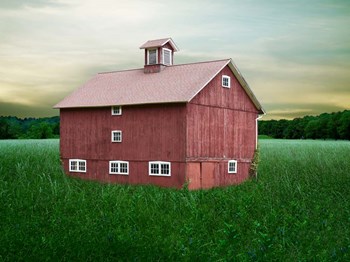 Barn Scene XII by James McLoughlin art print