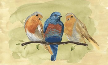 Bird Perch II by Annie Warren art print