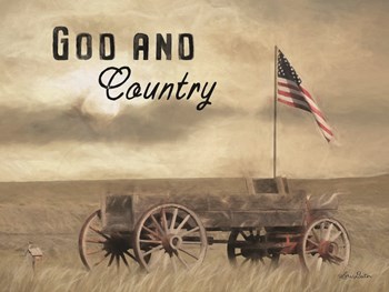 God and Country by Lori Deiter art print