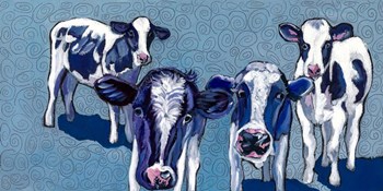 Four Cows by Kathryn Wronski art print
