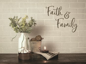 Faith &amp; Family by Susie Boyer art print