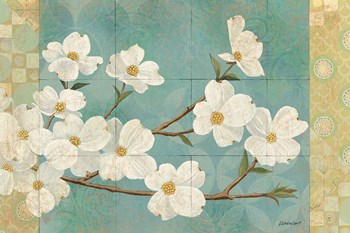 Kimono Blossoms by Kathrine Lovell art print