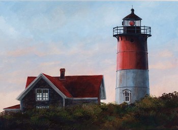 Nauset Light at Cape Cod by Roger Bansemer art print