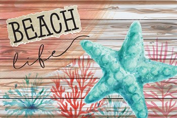 Beach Life by ND Art &amp; Design art print