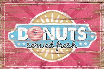 Fresh Donuts by Jennifer Pugh art print