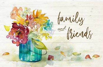 Flower Burst Family and Friends by Lanie Loreth art print