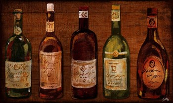 Wine Row by Elizabeth Medley art print
