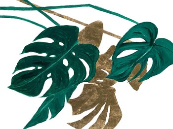 Modern Jungle Leaves I by Patricia Pinto art print