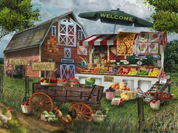 Fresh Country Produce by Tom Wood art print