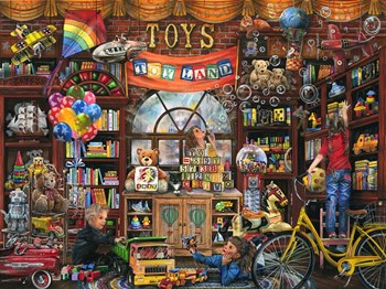 Toyland by Tom Wood art print