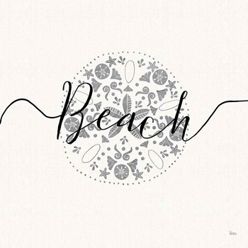 Sea Charms II Silver by Veronique Charron art print