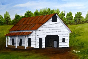 White Barn 1 by Arie Reinhardt Taylor art print