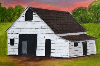 White Barn 3 by Arie Reinhardt Taylor art print