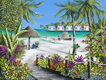 Tropical Escape by Art By Penny Elaine art print