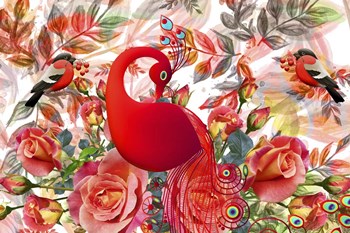 Redgarden by Ata Alishahi art print