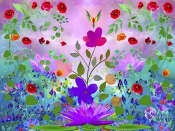 Beauty Of Flowers 1 by Ata Alishahi art print