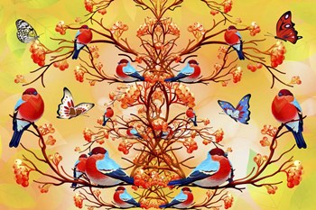 Birdgarden by Ata Alishahi art print