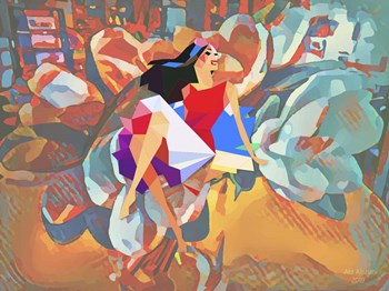 Dreamy Mind by Ata Alishahi art print