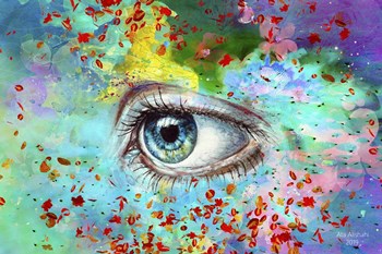 The Eye by Ata Alishahi art print