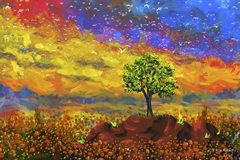 Landscape by Ata Alishahi art print