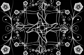 White in Black by Ata Alishahi art print