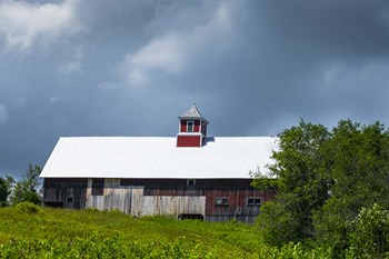 Old Red Barn by Brenda Petrella Photography LLC art print