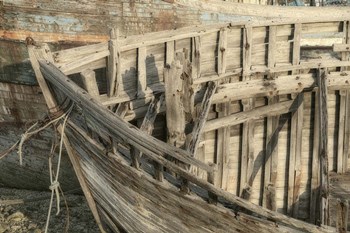 Ship Wreck I by Cora Niele art print